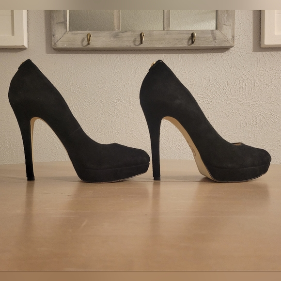 Michael Kors Suede Heels Sz 8 - Picture 6 of 12